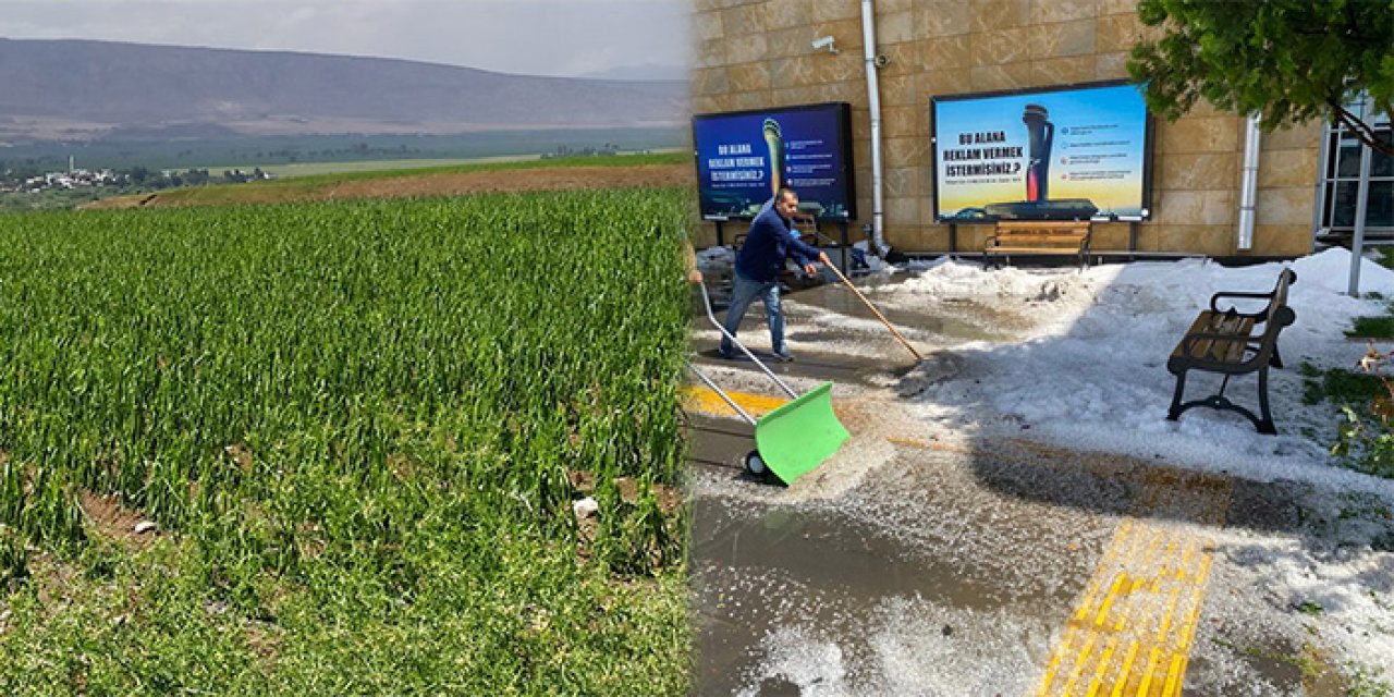 Batman’ı dolu vurdu: Tarım arazileri zarar gördü