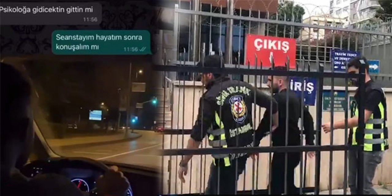 "Seanstayım" notu ile trafiği birbirine kattı