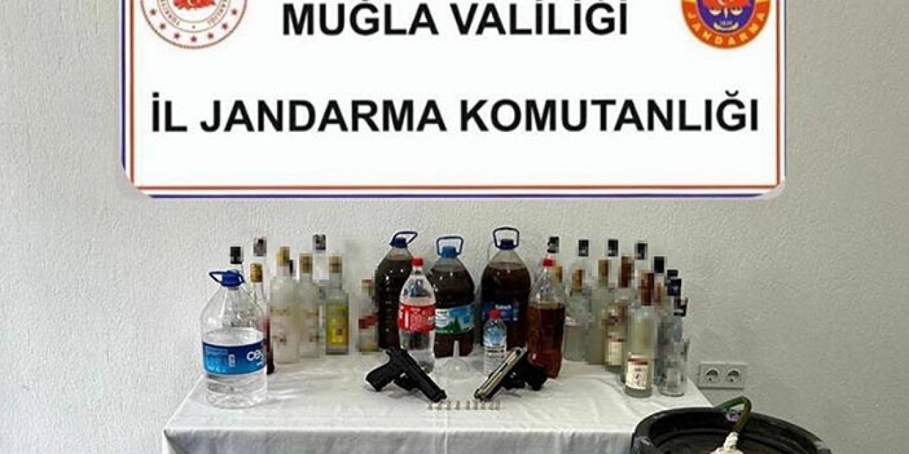 Muğla’da sahte içkicilere operasyon