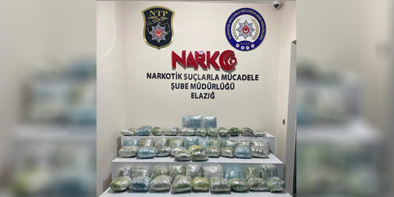 35 kilo uyuşturucu ele geçirildi