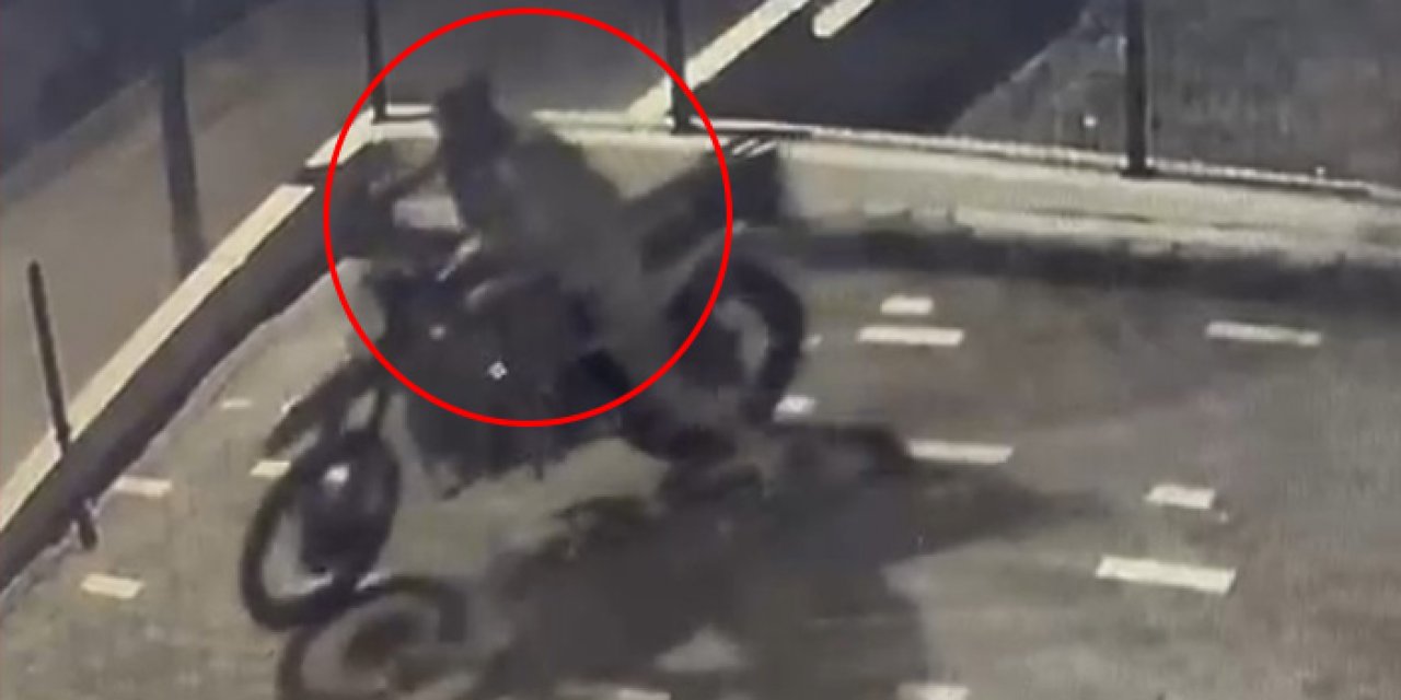 Kilidi kırıp motosikleti çaldı
