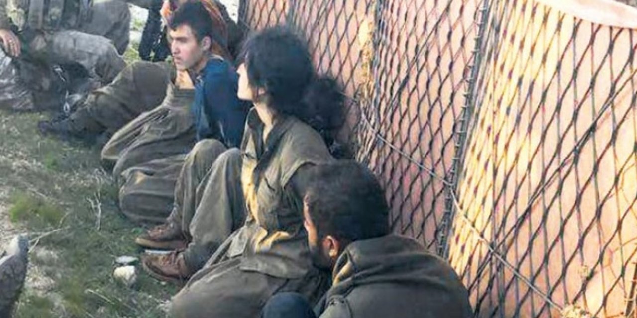 PKK'lı 5 terörist  ikna çalışmalarıyla teslim oldu