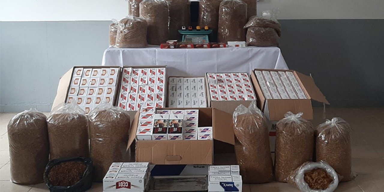 Kaçak tütün operasyonunda tutuklama