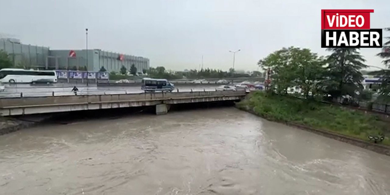 Ankara Çayı tam kapasiteye erişti