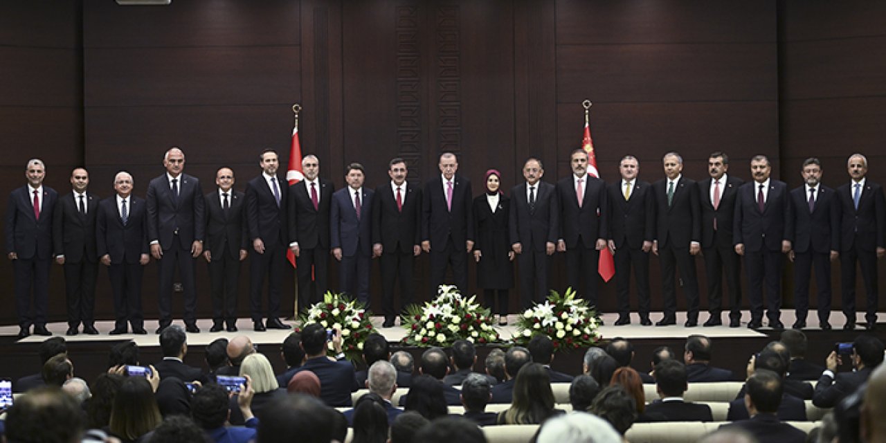 Cumhurbaşkanı Erdoğan açıkladı: İşte yeni bakanlar