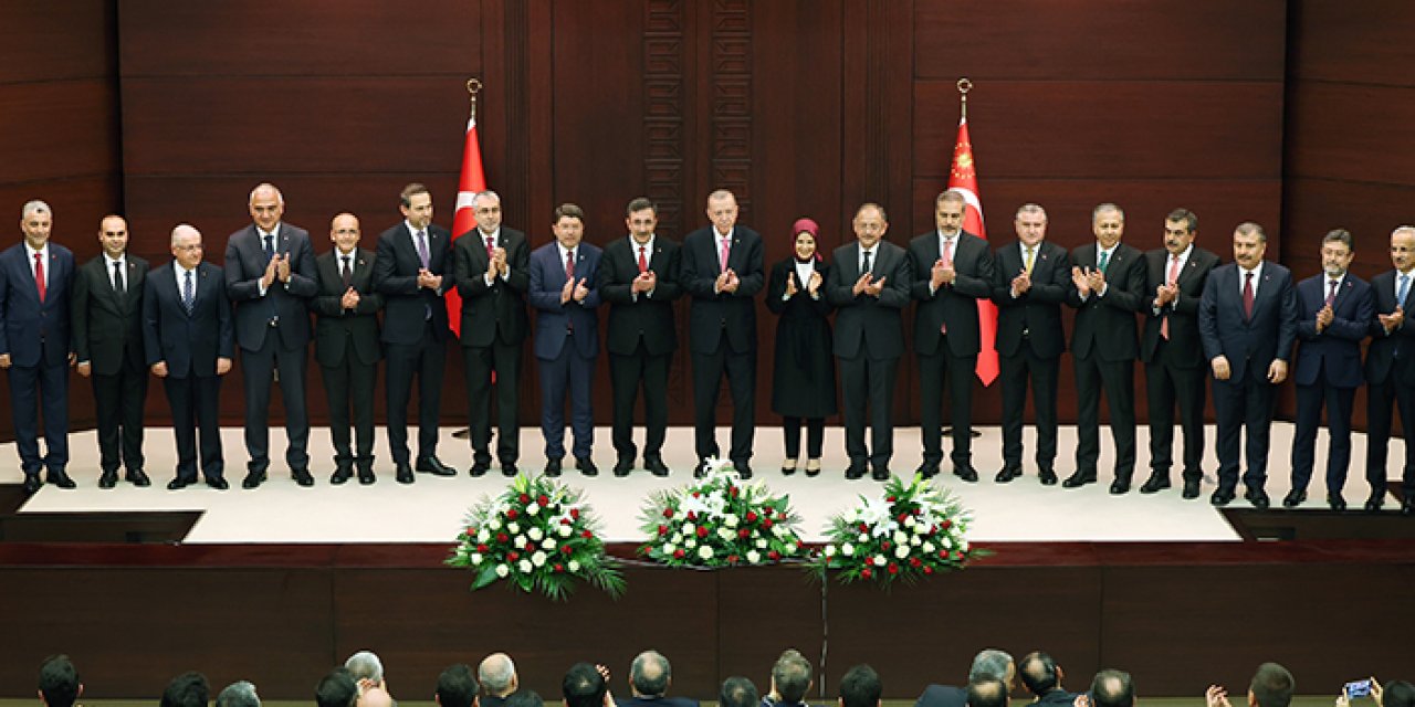 Yeni kabine açıklandı: Özgeçmişleri ile yeni bakanlar kurulu