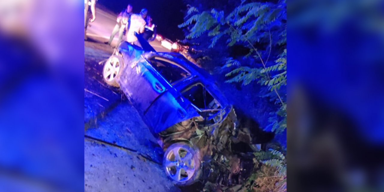 Kontrolünü kaybeden araç takla attı: 4 yaralı