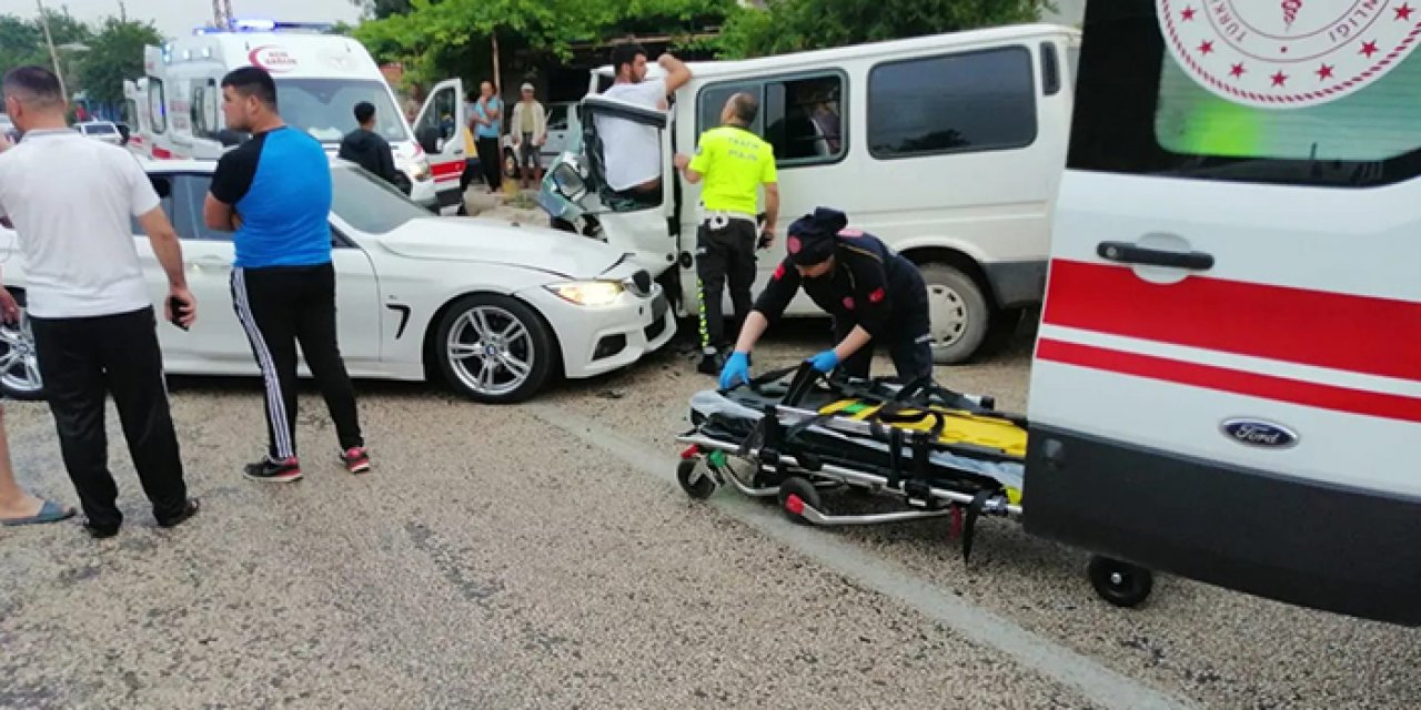 Osmaniye'de feci kaza: 1 ölü 9 yaralı