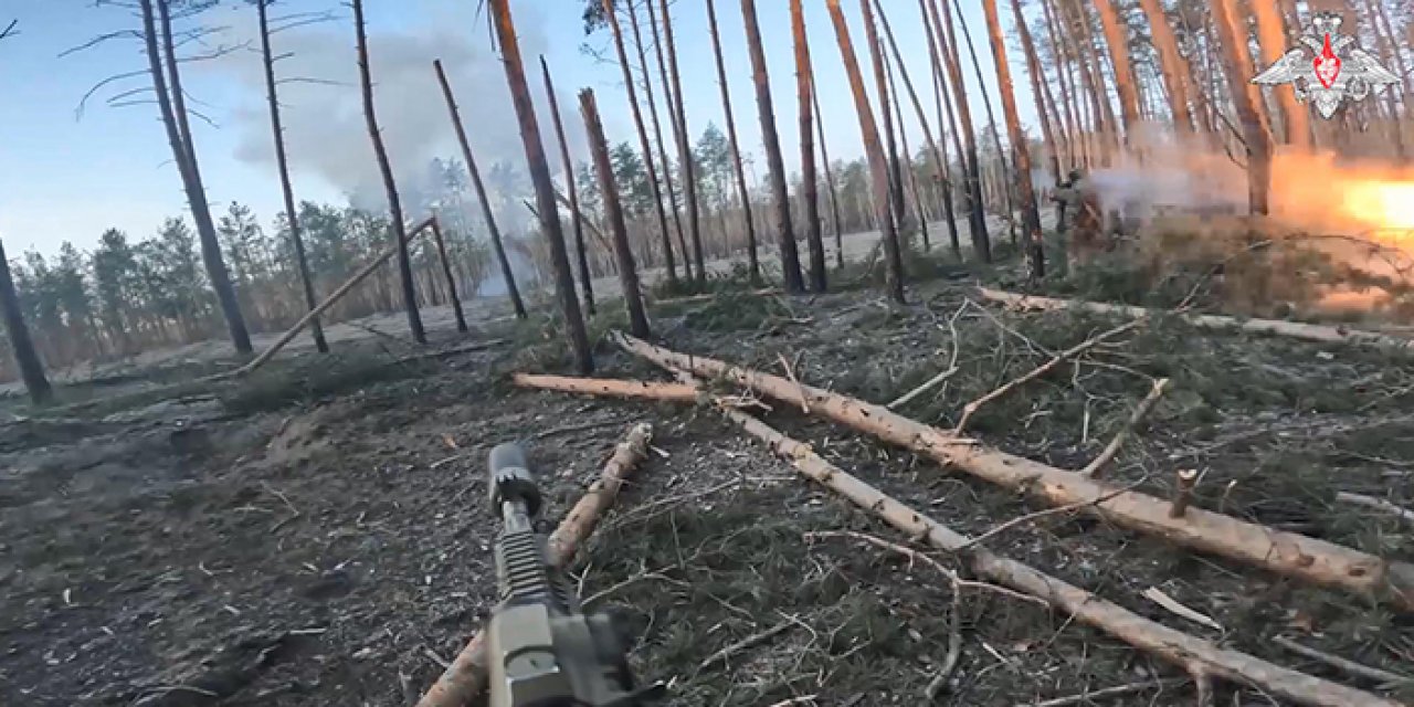 Savaştaki çatışma anları böyle görüntülendi