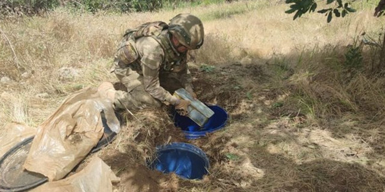 2 bin adet doçka makineli tüfek mühimmatı ele geçirdi