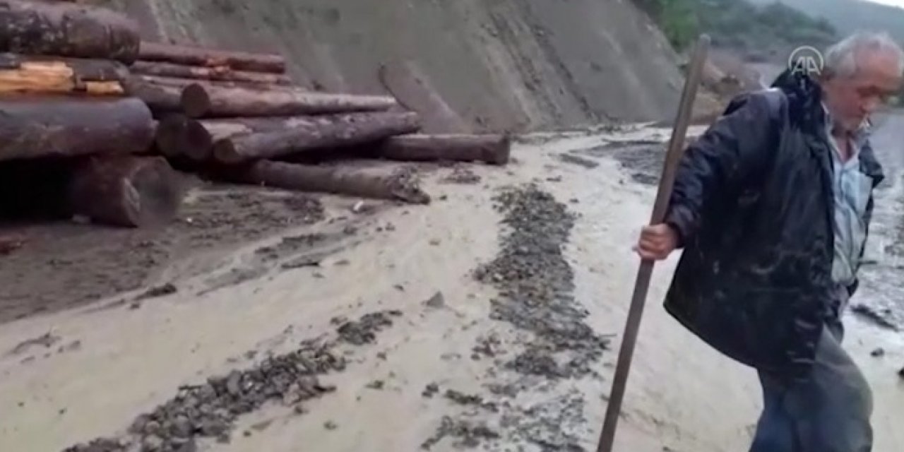 Karabük'te sağanak nedeniyle tarım arazileri zarar gördü