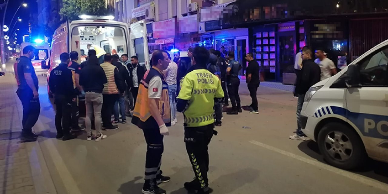 Sokak ortasında silahlı kavga: 7'si polis 11 yaralı