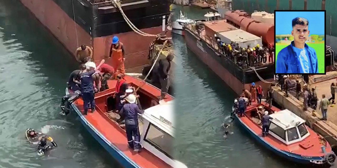 Tersaneden denize düşen 18 yaşındaki işçi hayatını kaybetti