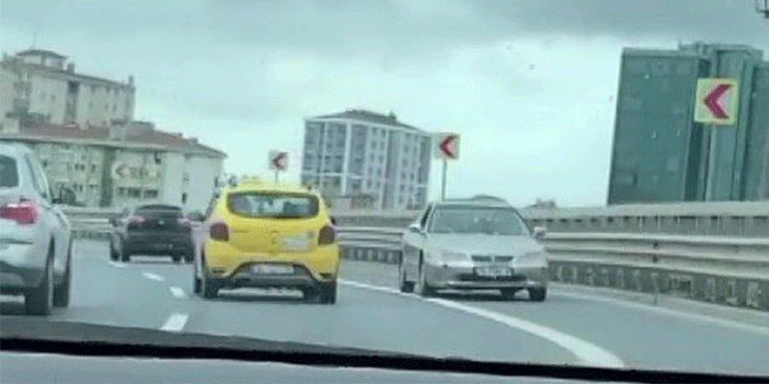 İnsanların canını tehlikeye attı, trafikte geri geri gitti