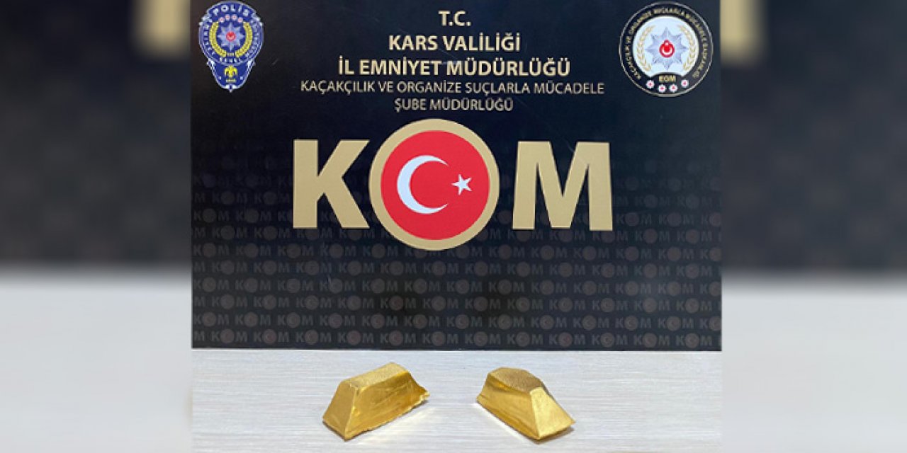 5 milyon liralık kaçak altın ele geçirildi