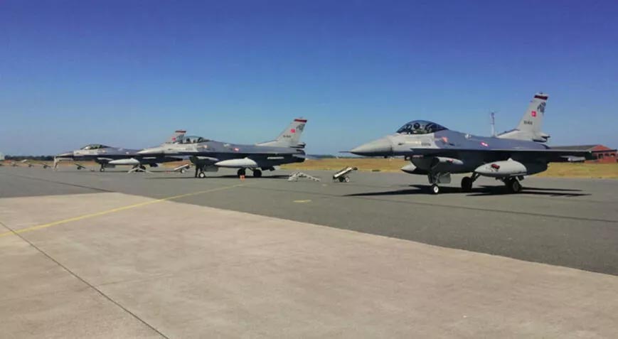Türk F-16’ları NATO tatbikatı için Almanya’da