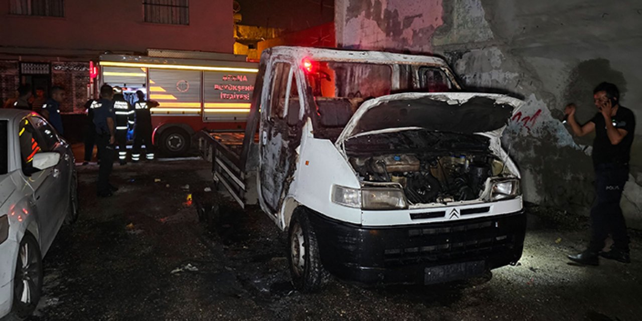 Park halinde alev alev yandı