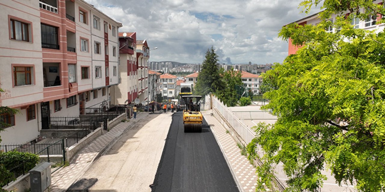 Etimesgut Belediyesi’nde asfalt sezonu açıldı