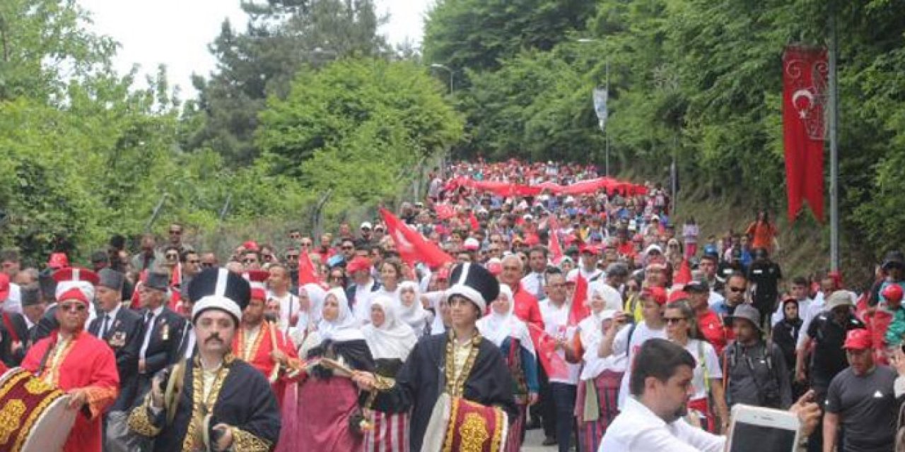 Kastamonu'da Atatürk ve İstiklal Yolu Yürüyüşü çoşkusu
