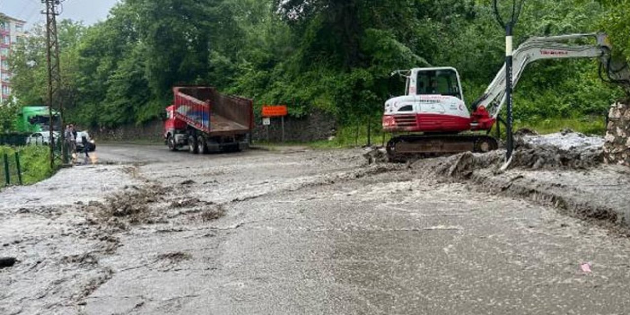 Ordu'da sağanak etkili oldu: 6 dere taştı