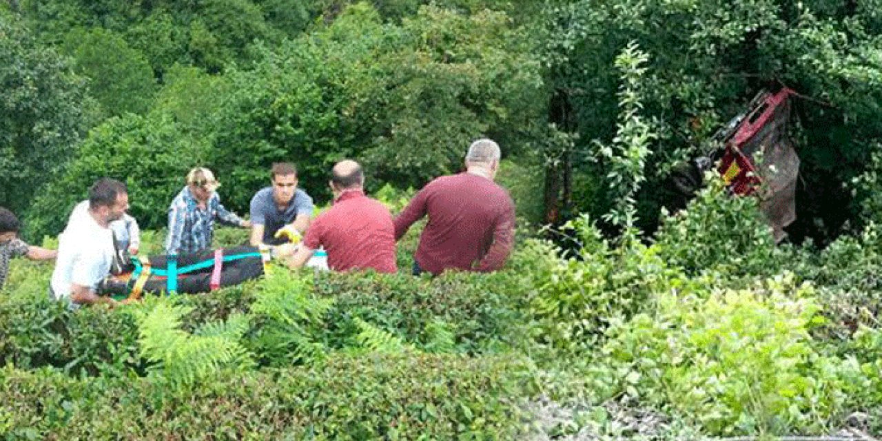 Viraja hızlı girdi, çay bahçesine yuvarlandı