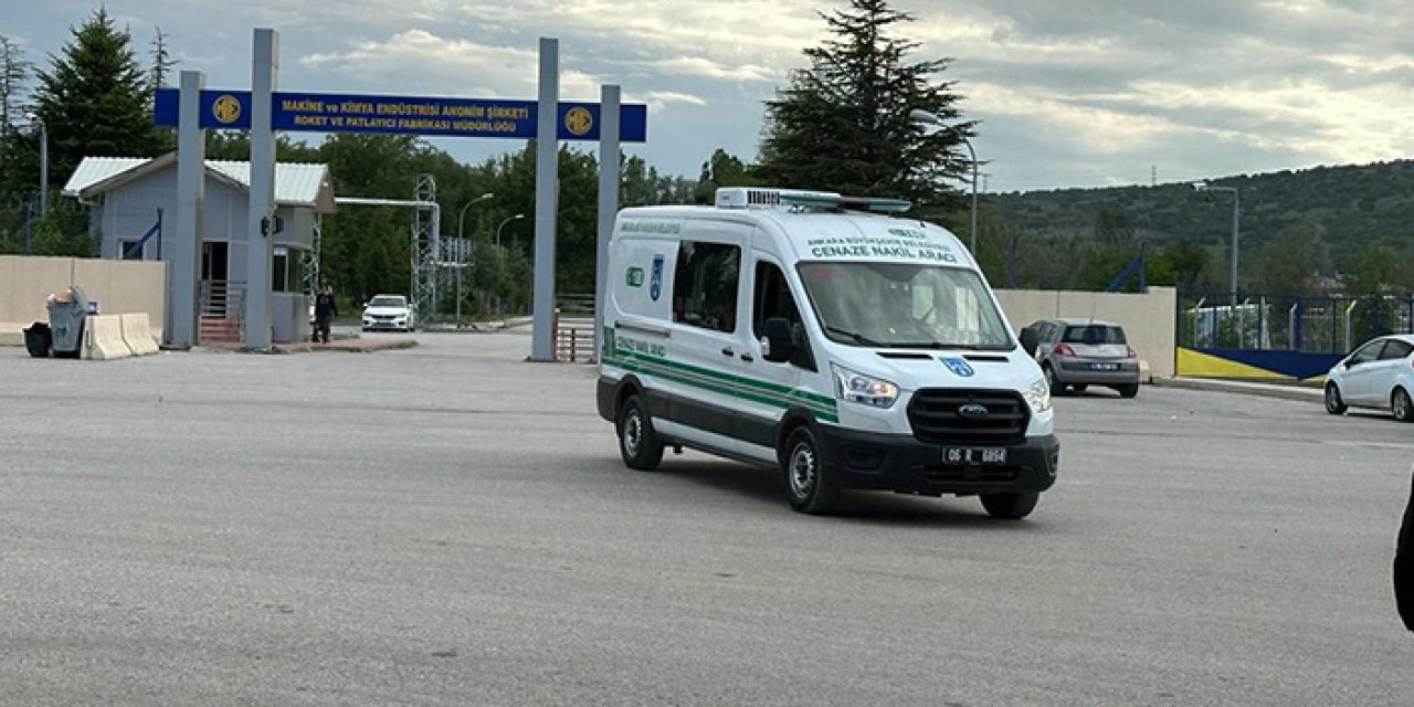 Ankara Elmadağ'da MKE Roket ve Patlayıcı Fabrikası'nda patlama: Şehitler var