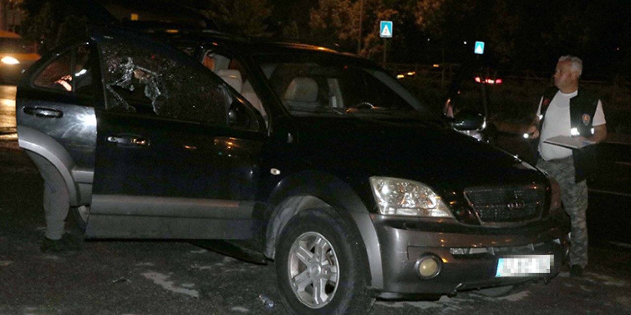 Seyir halindeki araca tüfekli saldırı: 1 yaralı