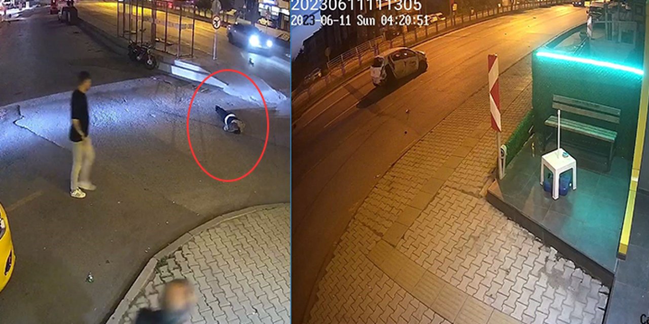 Samsun’da otomobil bariyerlere girdi