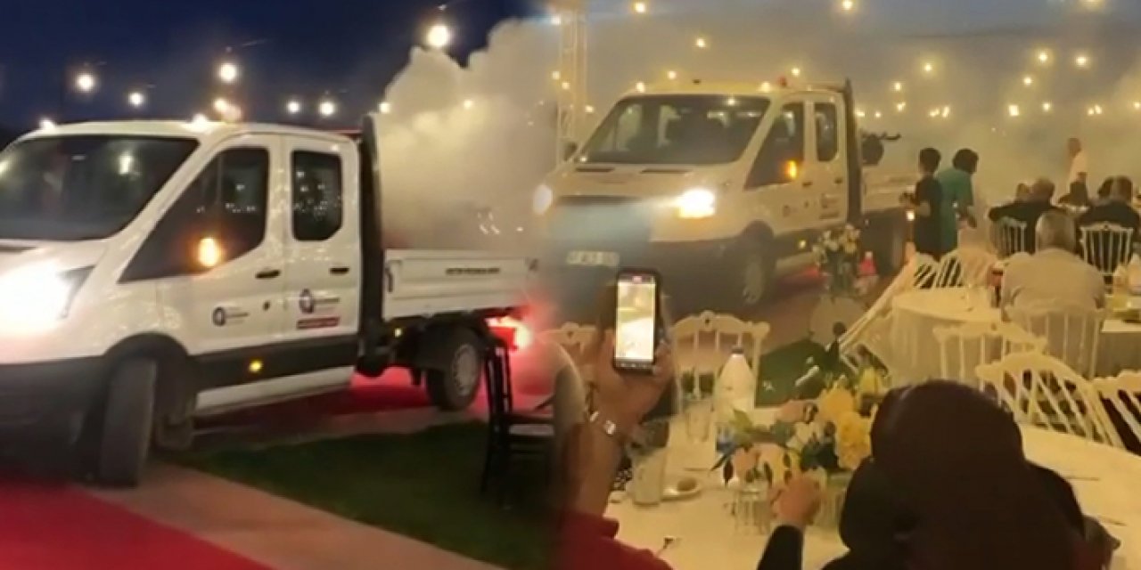 Antalya'da düğünü sivrisinekler bastı!