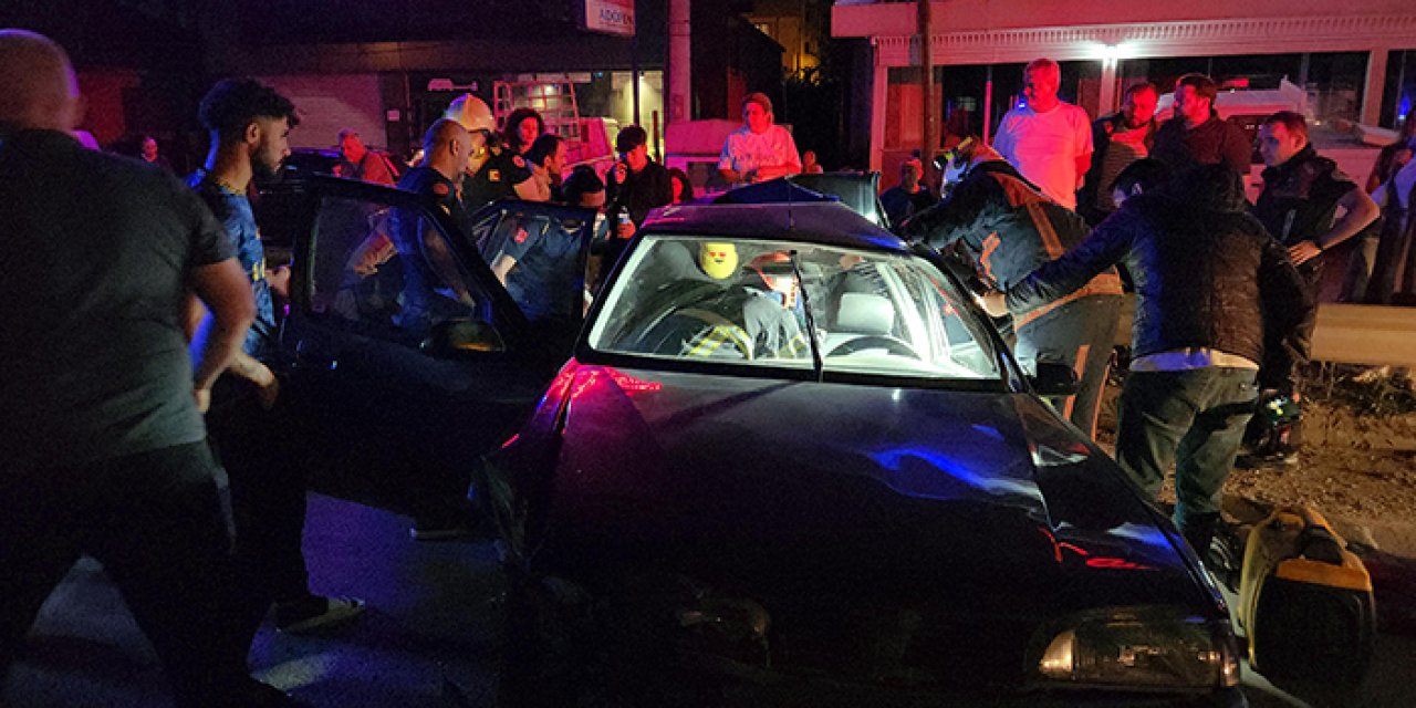 Düzce'de hem kaza hem kavga: 5 yaralı