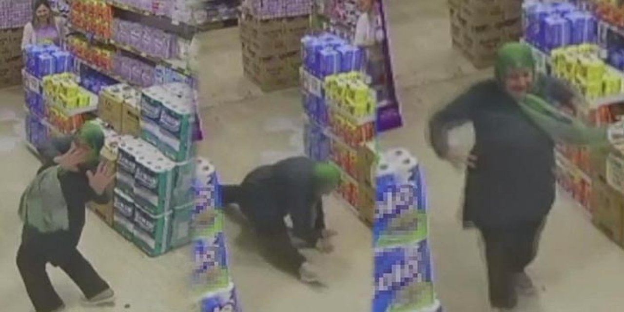 Denizli’de güldüren olay: Marketin ortasında dans etmeye başladı