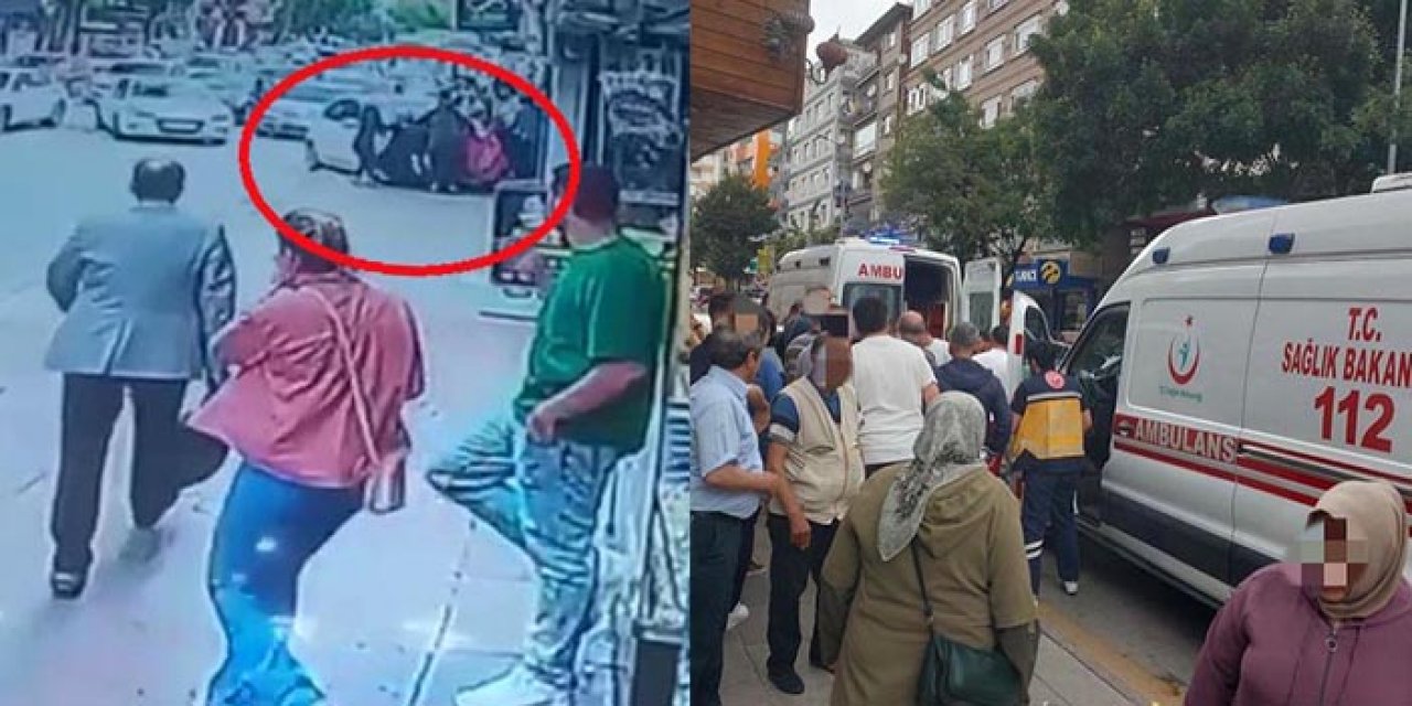 Yenimahalle’de tuhaf kaza: Kaldırımdaki yayalara çarptı