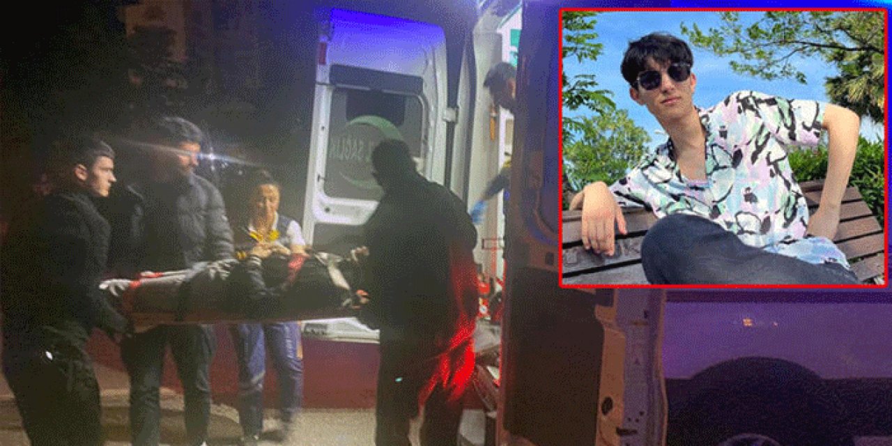 Kampüste köpeklerden kaçarken istinat duvarından düştü