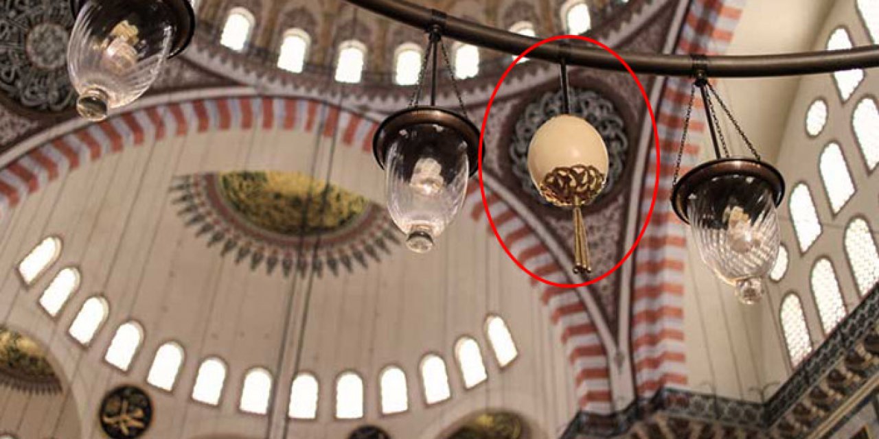 Devekuşu yumurtalı Süleymaniye Camii 473 yaşında