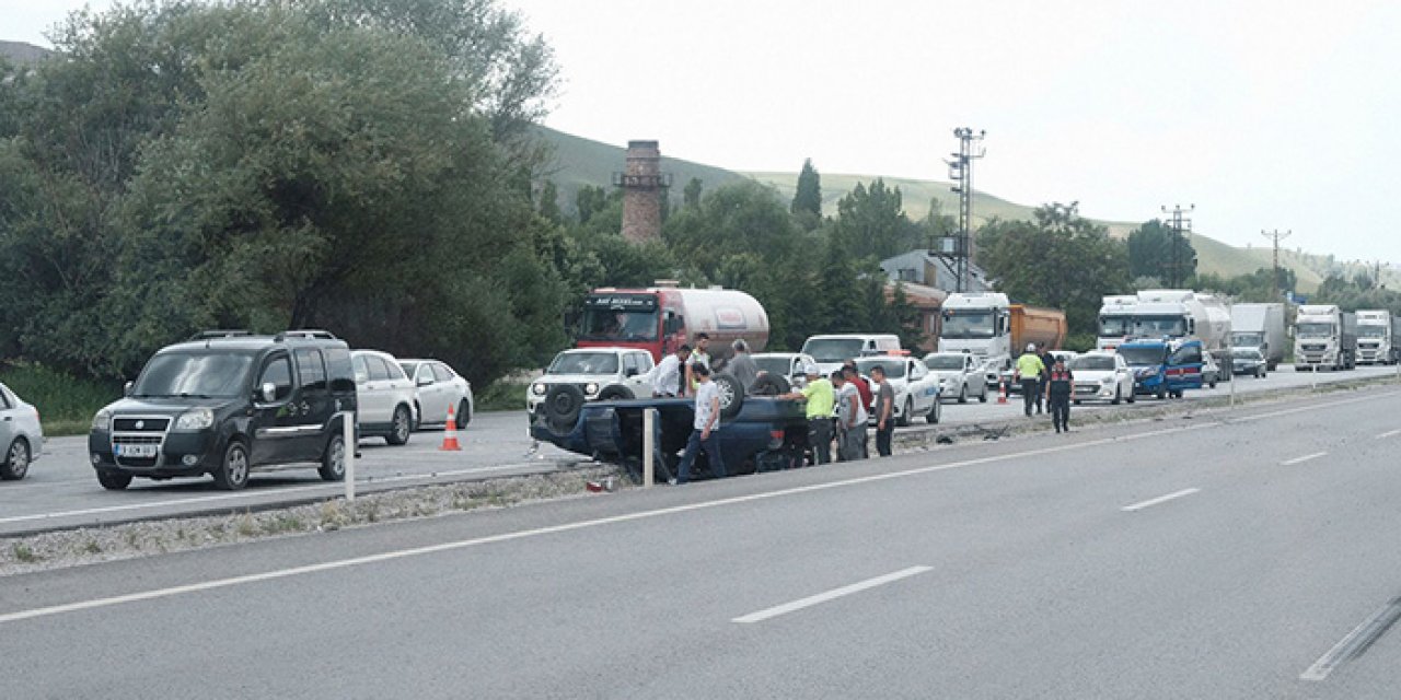 Ankara Kırıkkale yolunda yaralanmalı kaza