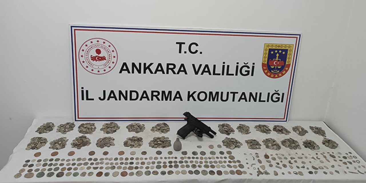 Ankara'da yasadışı 2 bin 740 sikke ele geçirildi