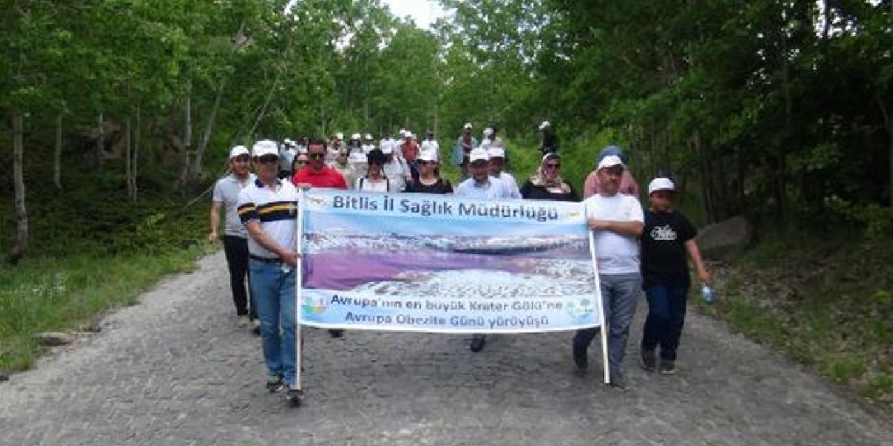 Bitlis'te 'Obezite Farkındalık Yürüyüşü' yapıldı