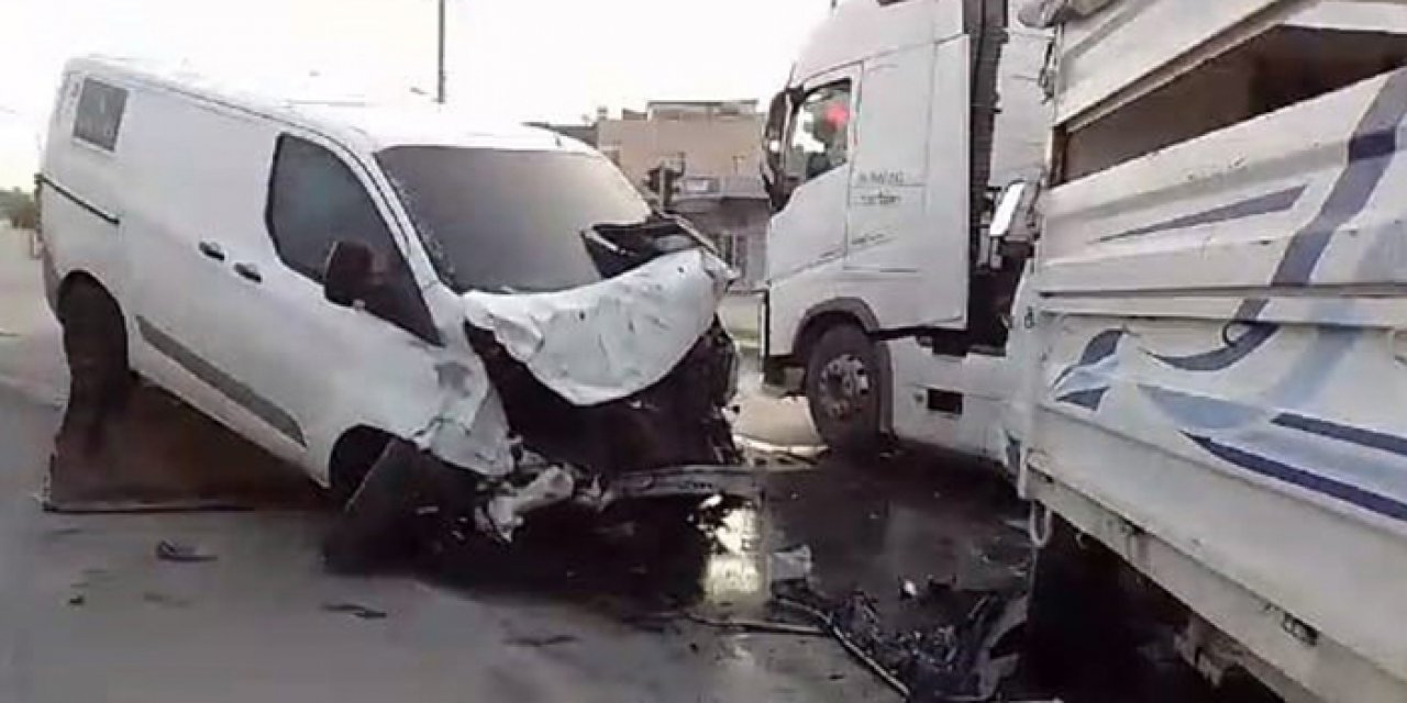 Mersin’de zincirleme kaza: 7 yaralı