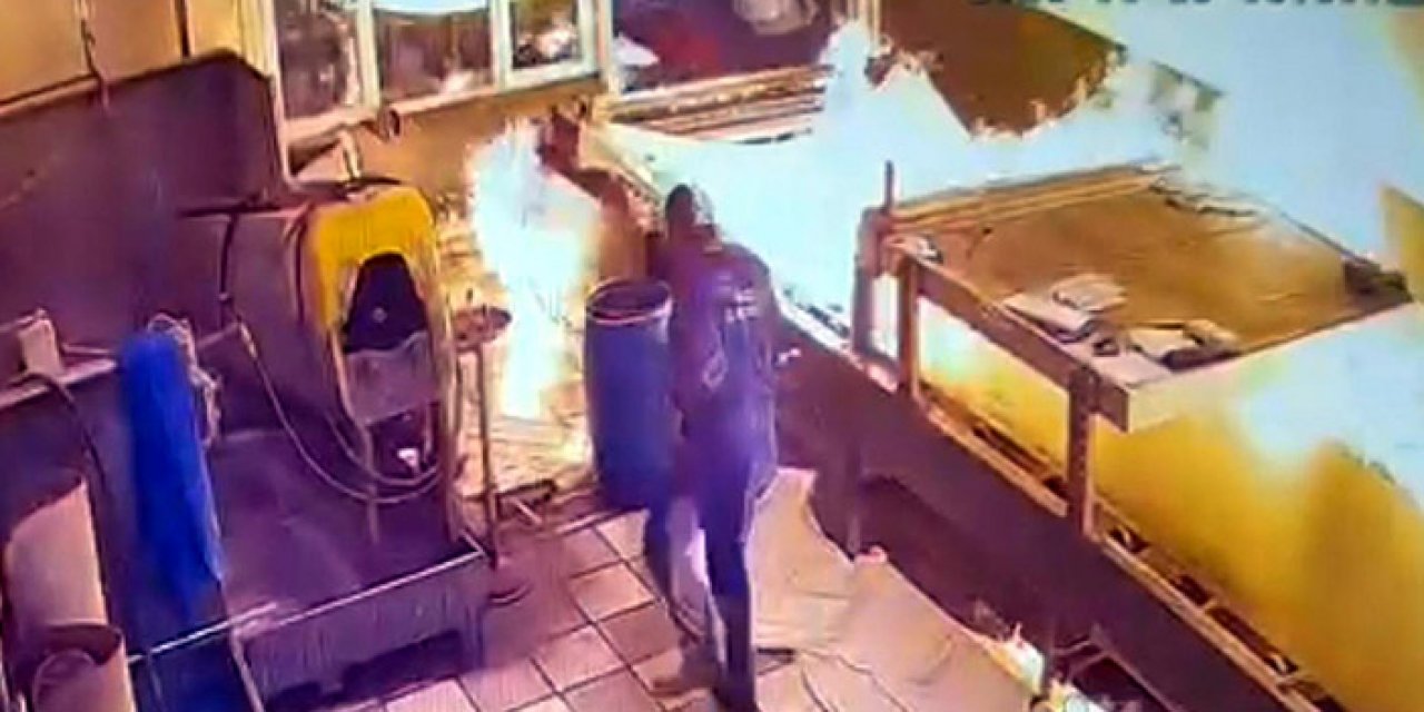 Fabrikada korkutan yangın: 3 yaralı