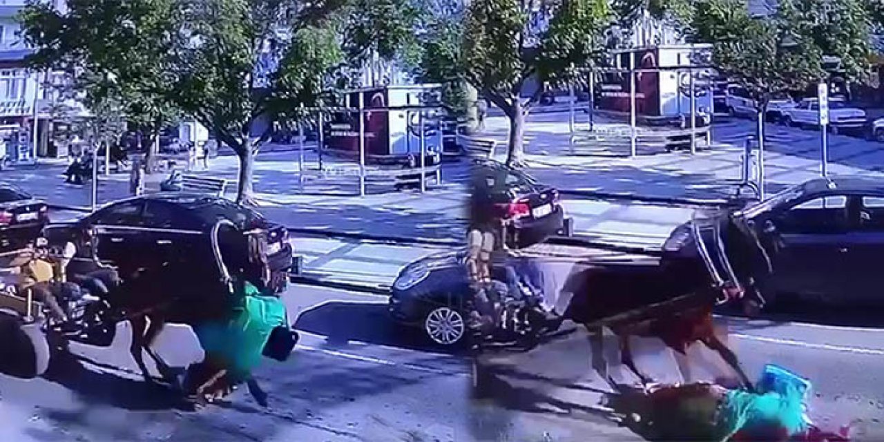 At arabası yayaya çarptı