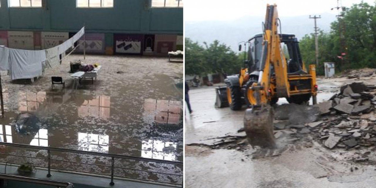 Konya'da sağanak: 5 ilçe olumsuz etkilendi