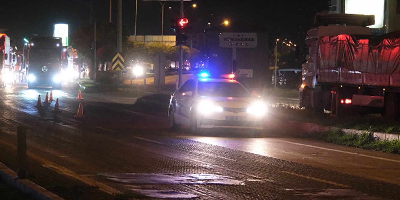 Motosiklet ile çekici çarpıştı: 1 yaralı