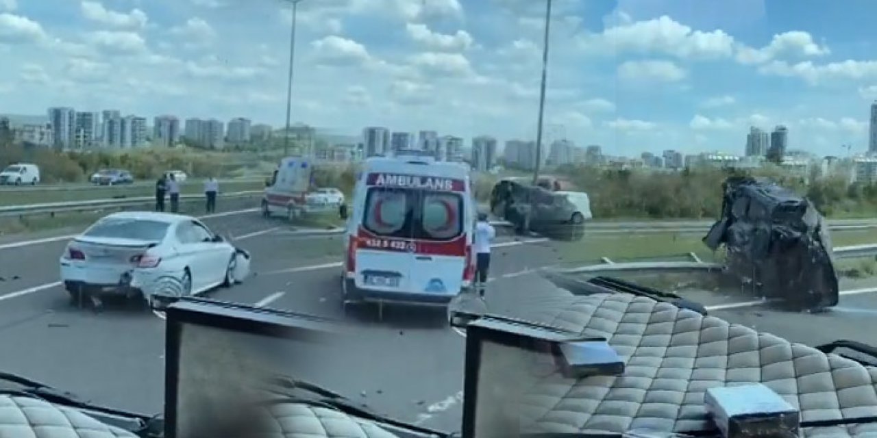 Eskişehir yolu kavşağında feci kaza