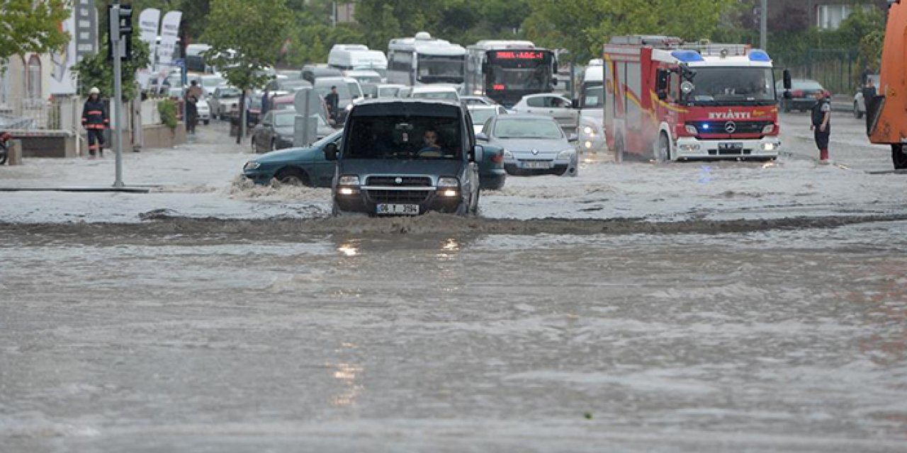 Ankara yine alarma geçiyor! Sel, yıldırım, dolu, fırtına...