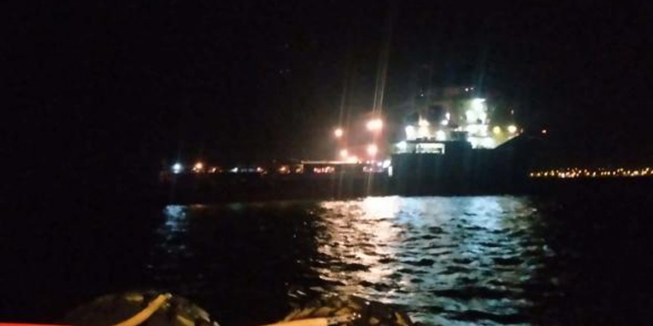 Çanakkale Boğazı'nda gemi arıza yaptı