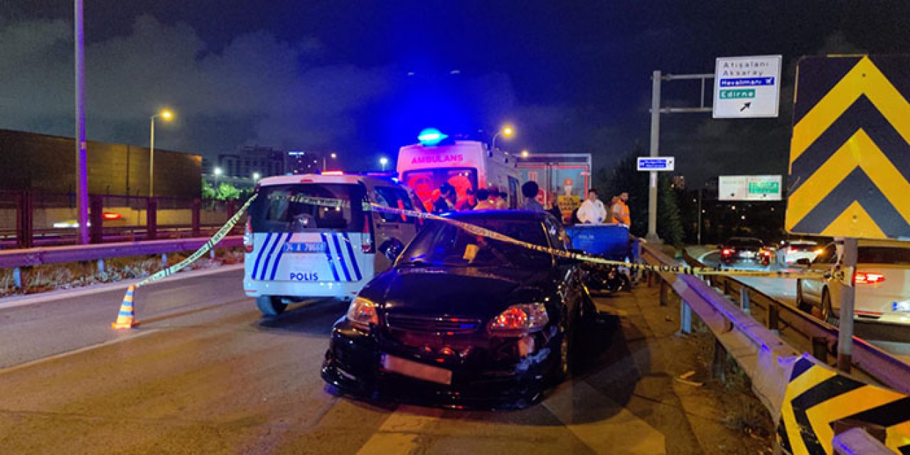 Motosiklete otomobil çarptı: 1 ölü