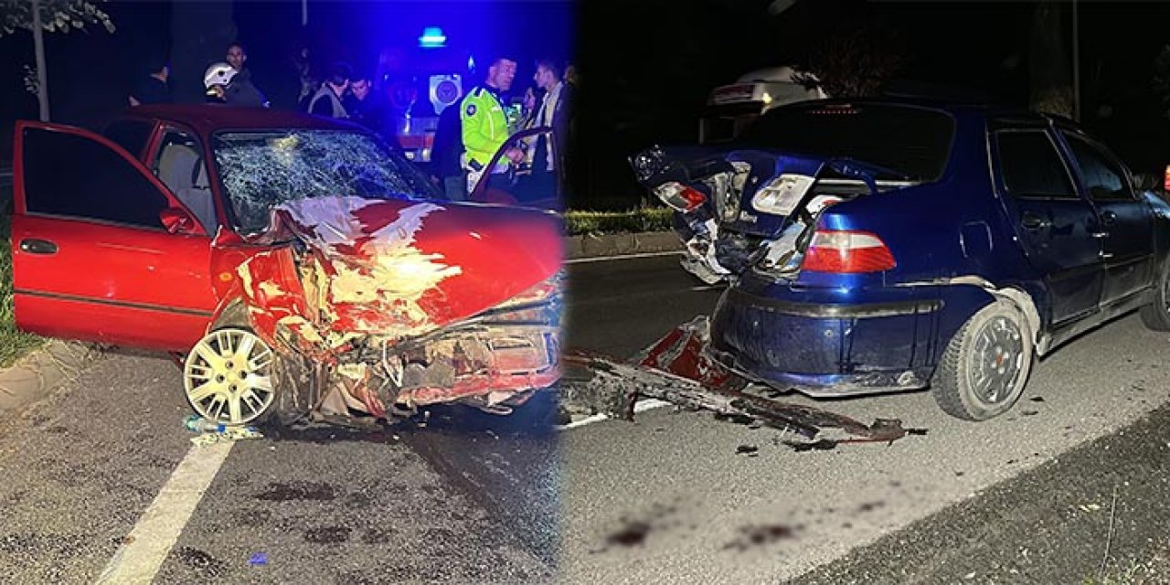 Kontrolünü kaybeden araç kaza yaptı: 9 yaralı