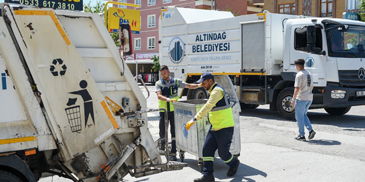 Altındağ Belediyesi’nden temizlik operasyonu