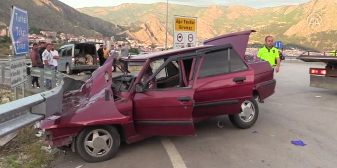 Amasya'da can pazarı: Kazada 5 kişi yaralandı