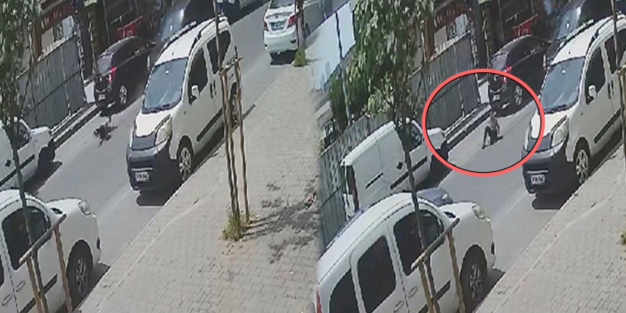 Annesine gitmek isterken araba çarptı